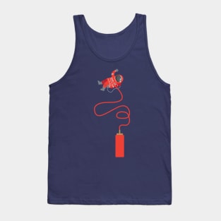 Space Condiment Ketchup Graphic Tank Top